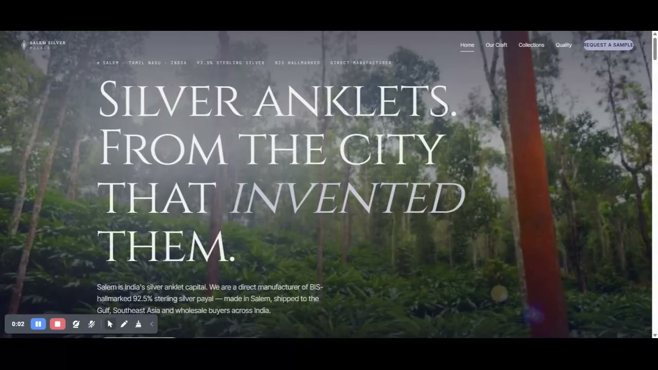 Salem Silver Palace website